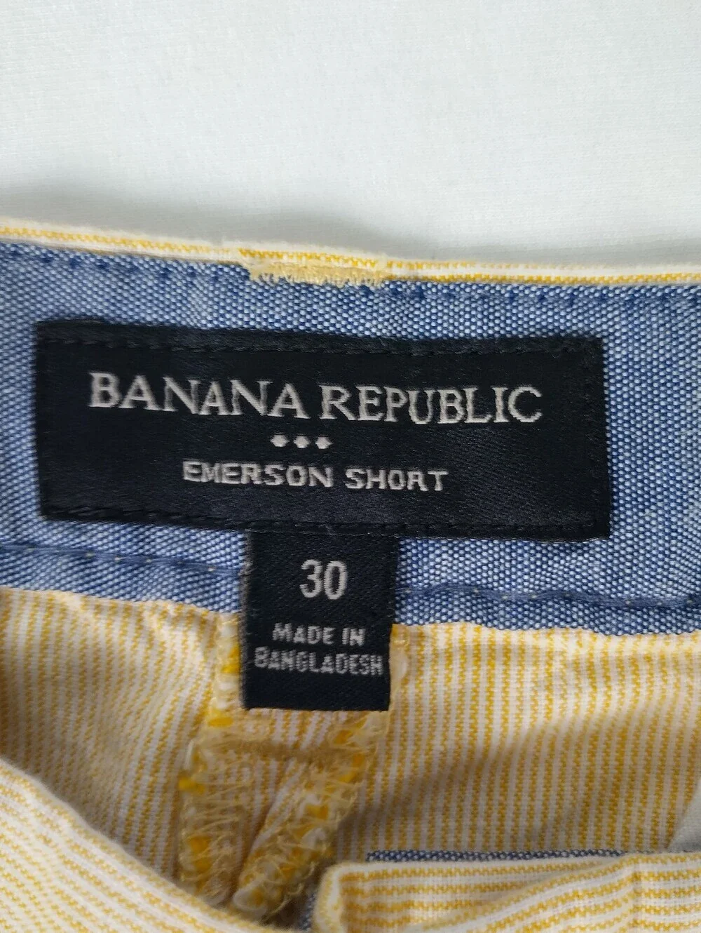 banana republic Men's Size 30 Waist Yellow Cabana Shorts Island Wear